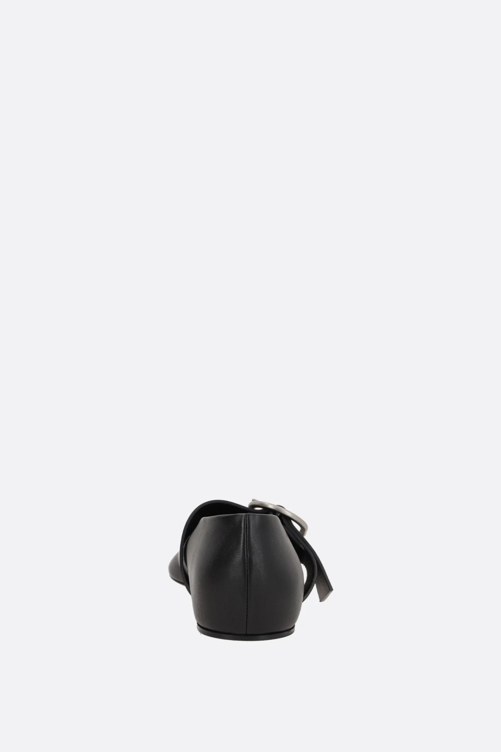 Scarpe Basse>JIL SANDER ballerina in nappa con fibbia Cannolo Nero