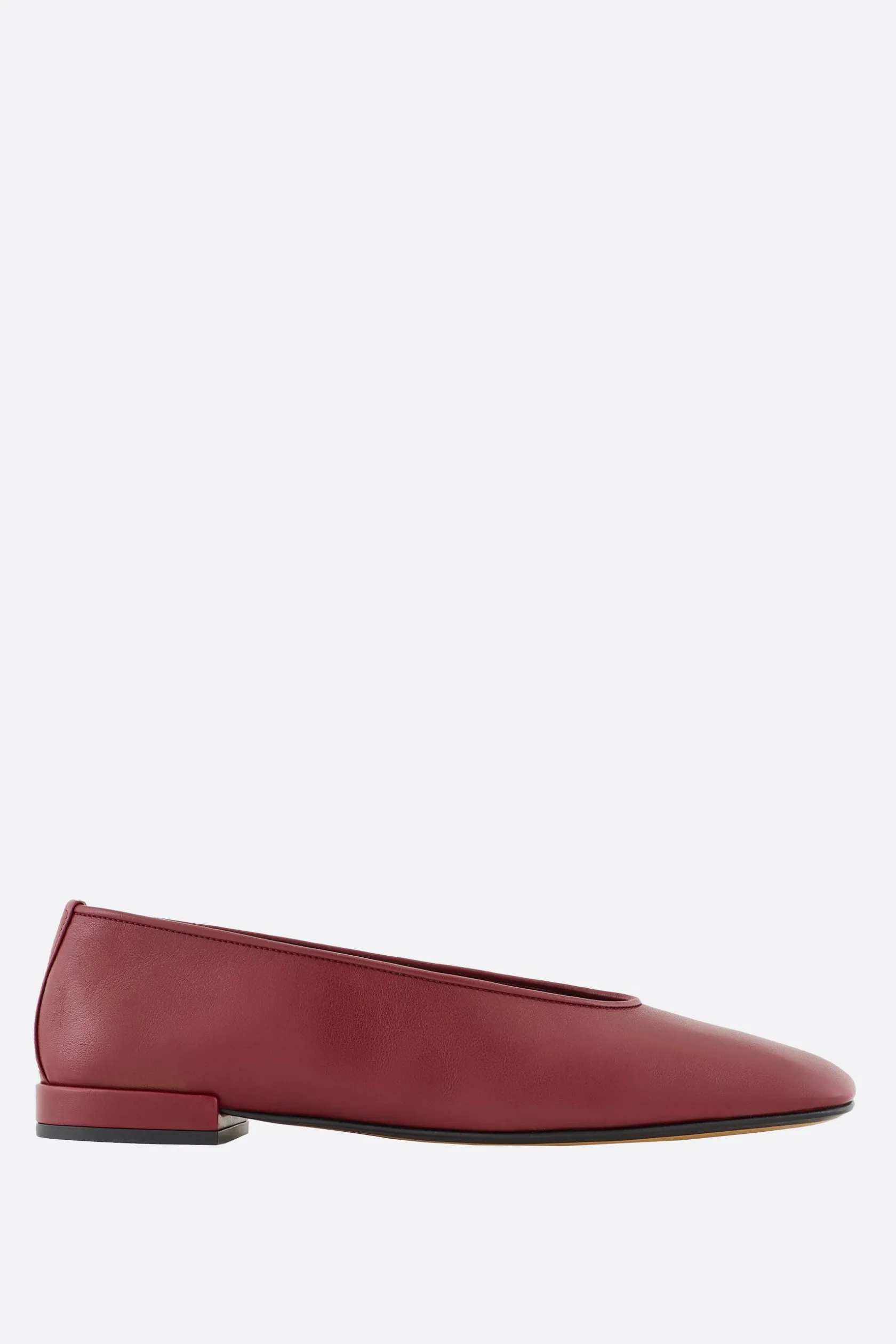 Scarpe Basse>GIORGIO ARMANI - 10 CORSO COMO ballerina in pelle liscia Rosso