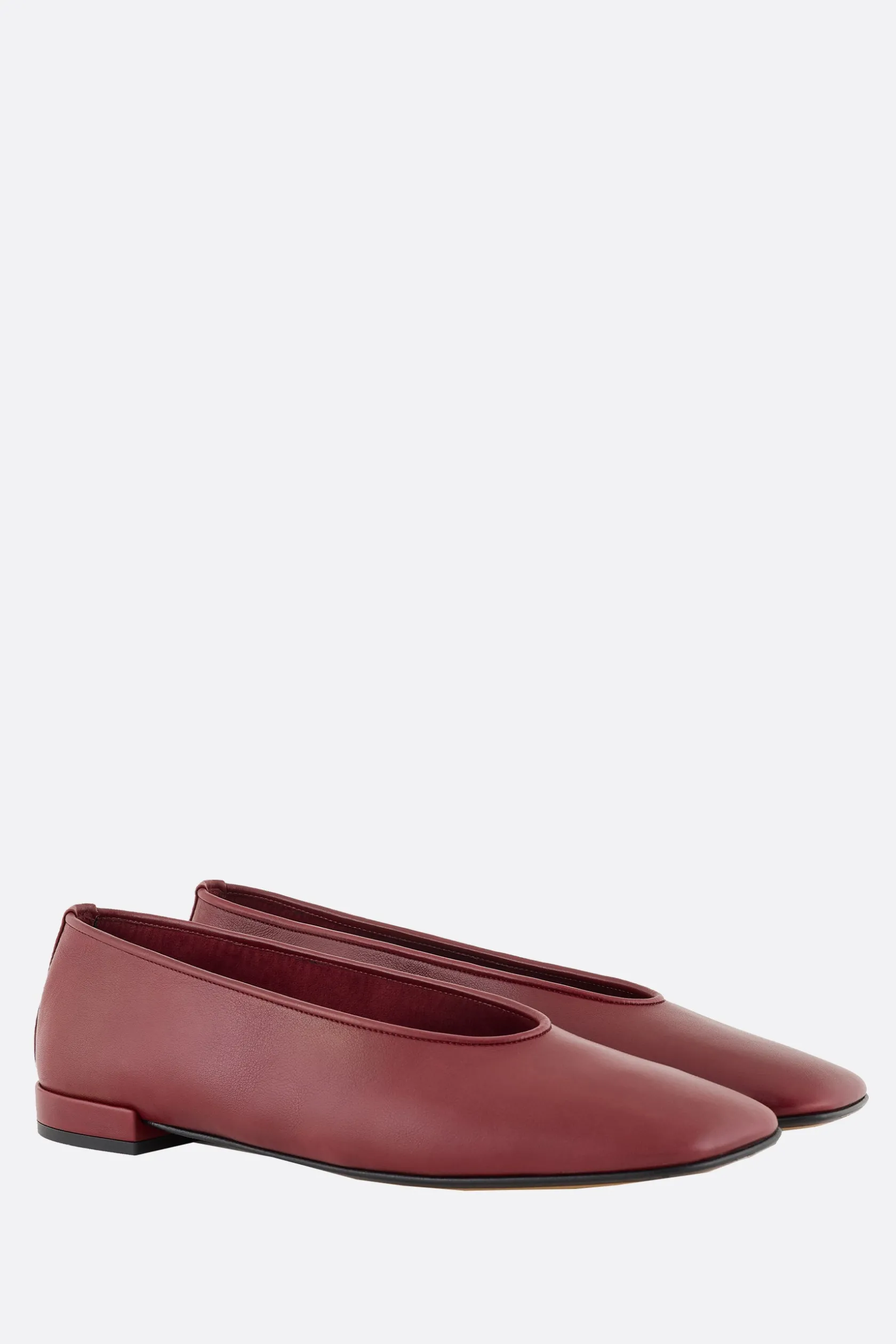 Scarpe Basse>GIORGIO ARMANI - 10 CORSO COMO ballerina in pelle liscia Rosso