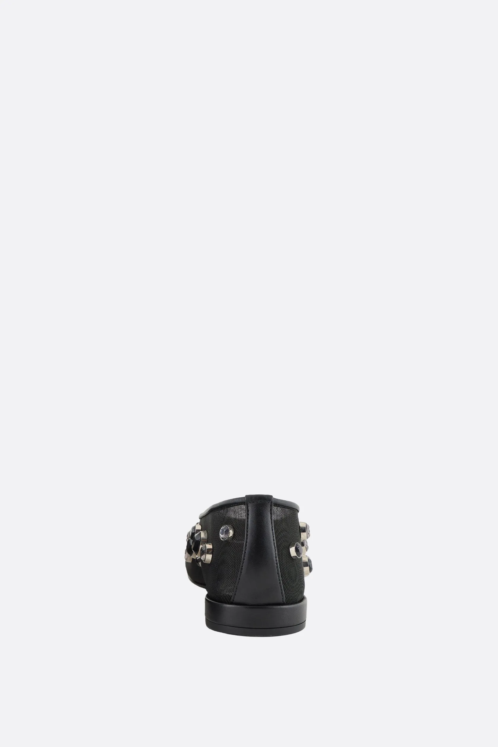 Scarpe Basse>GIORGIO ARMANI - 10 CORSO COMO ballerina in rete con strass Nero