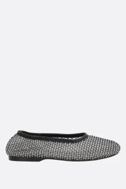 Scarpe Basse>ALOHAS ballerina Lorain in rete con strass Nero