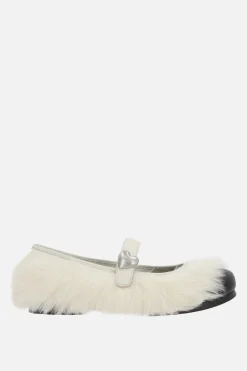 Scarpe Basse>AMBUSH X UGG ballerina mary-jane Ugg Ambush Bianco