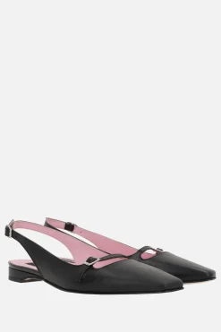 Décolletés E Slingbacks>CAREL PARIS ballerina Ninon in pelle liscia Nero