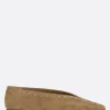 Scarpe Basse>TOTEME ballerina om suede con lacci Neutro