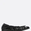 Scarpe Basse>CECILIE BAHNSEN ballerina Orbella in ecopelle lucida Nero