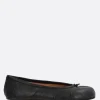 Scarpe Basse>MAISON MARGIELA ballerina Tabi in nappa Nero