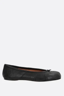 Scarpe Basse>MAISON MARGIELA ballerina Tabi in nappa Nero