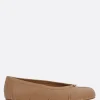 Scarpe Basse>MAISON MARGIELA ballerina Tabi in nappa Neutro