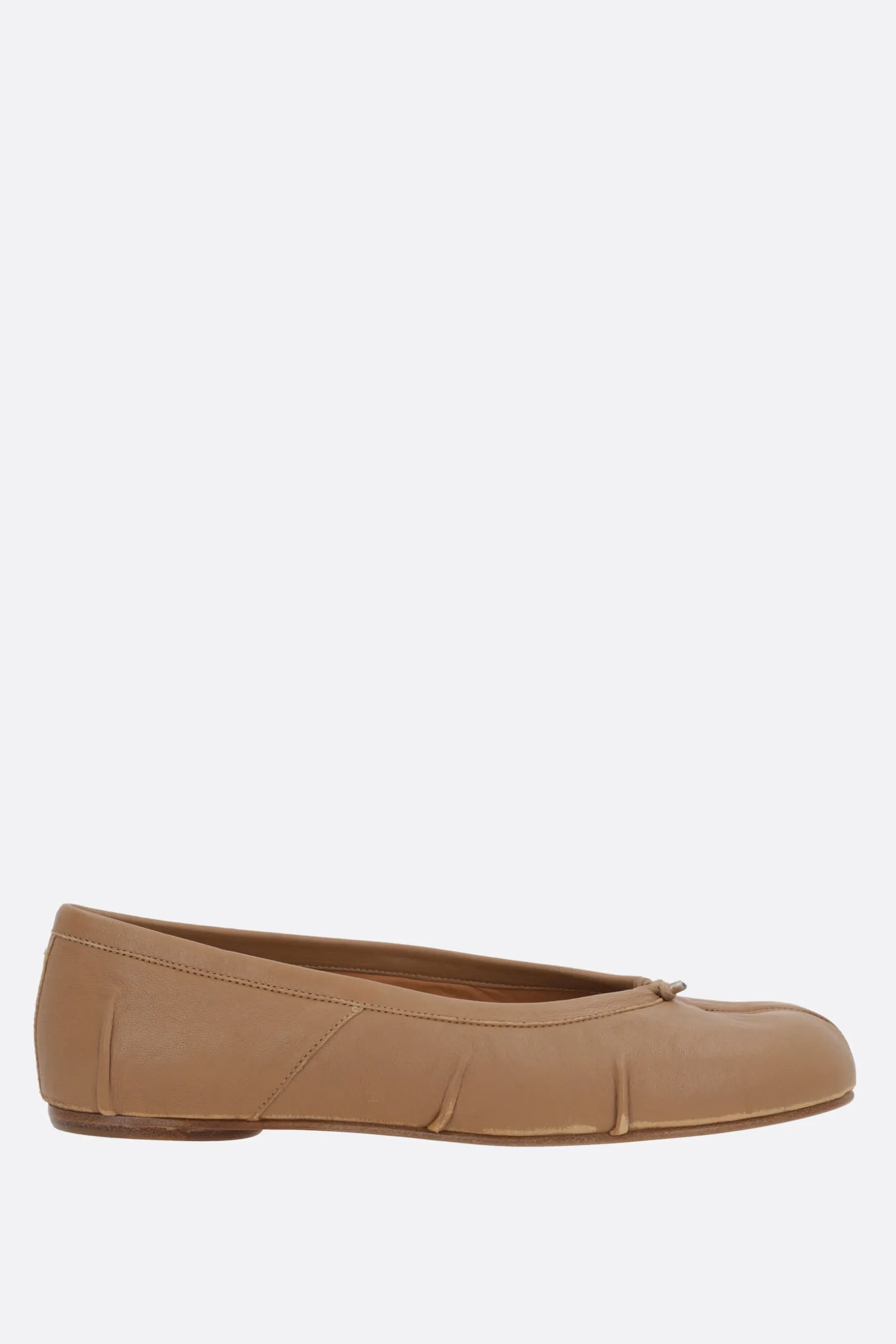 Scarpe Basse>MAISON MARGIELA ballerina Tabi in nappa Neutro