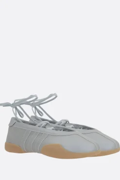 Scarpe Basse>ADIDAS ballerina Taekwondo Mei in pelle laminata Argento