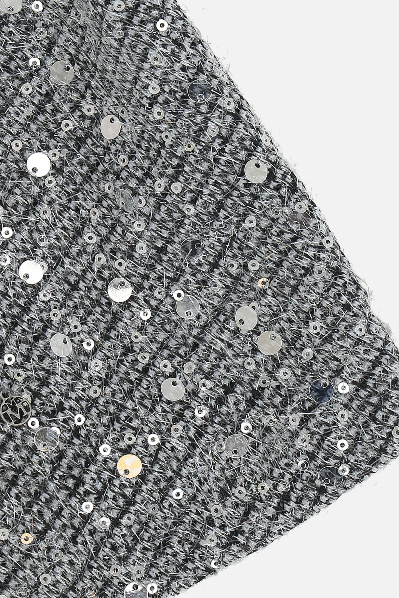 Accessori Da Indossare>MAISON MICHEL berretto Jude in maglia con paillettes Argento