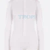 Topwear>DURAN LANTINK body in piqué di cotone Bianco