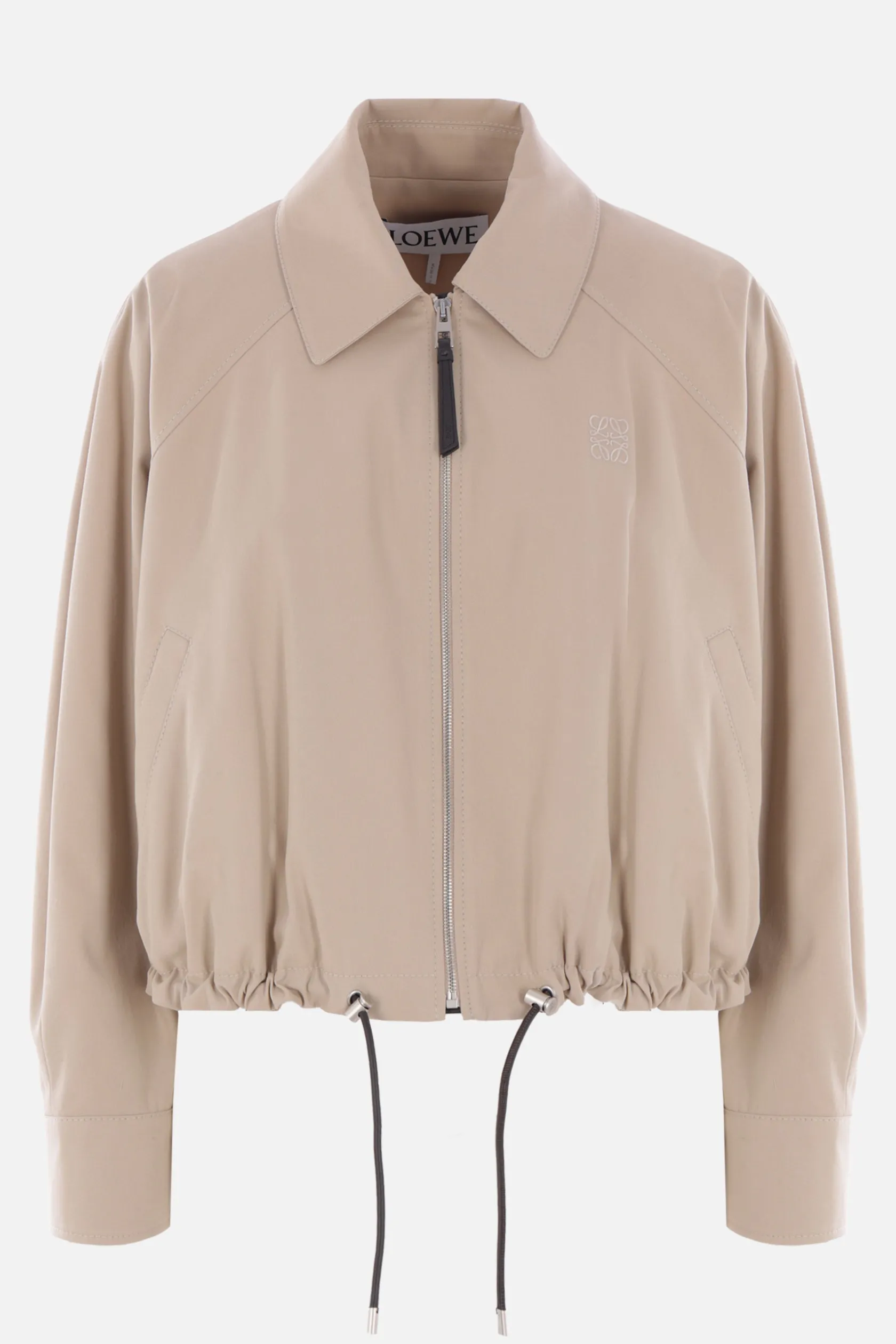 Capispalla>LOEWE bomber a palloncino in twill Neutro