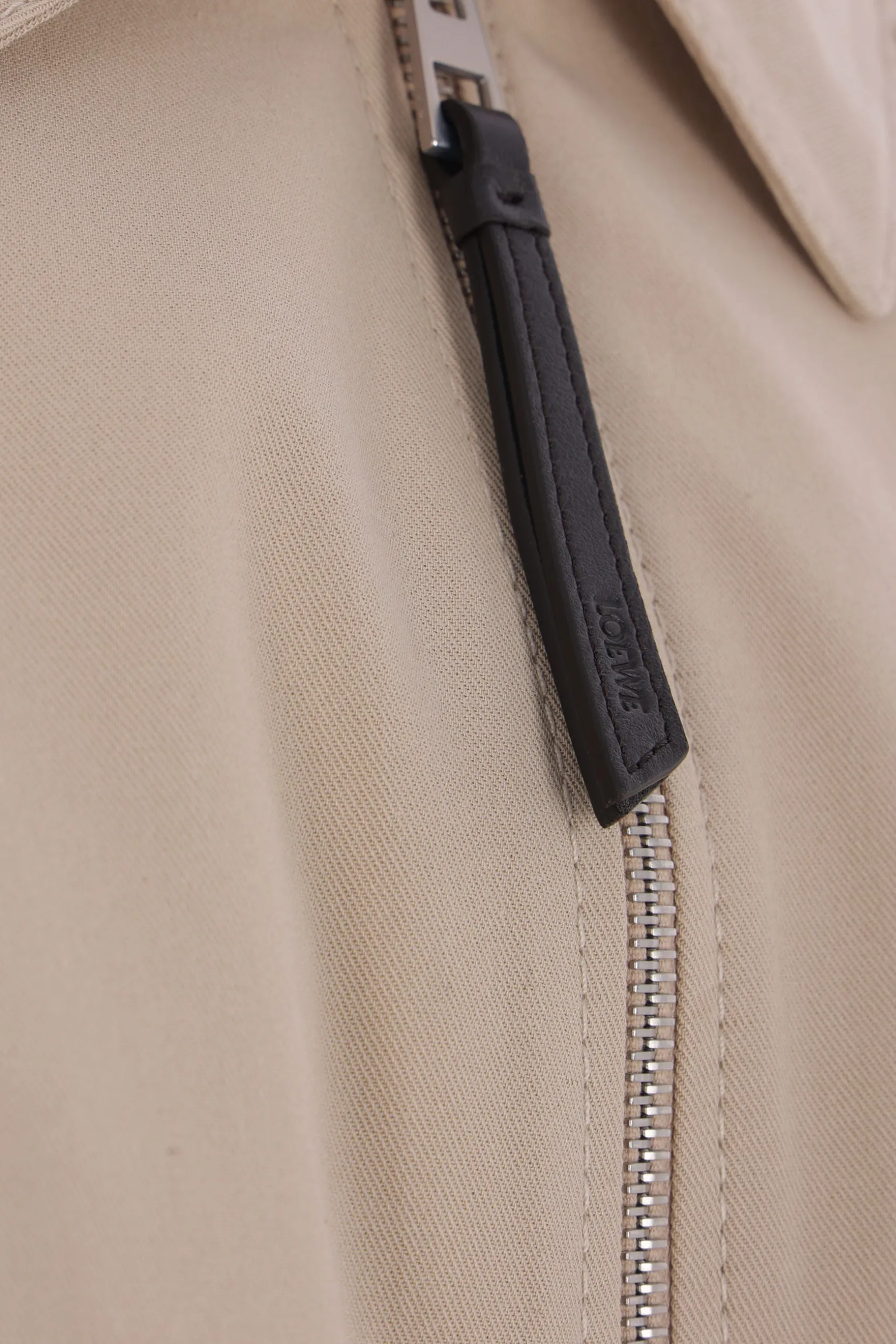 Capispalla>LOEWE bomber a palloncino in twill Neutro