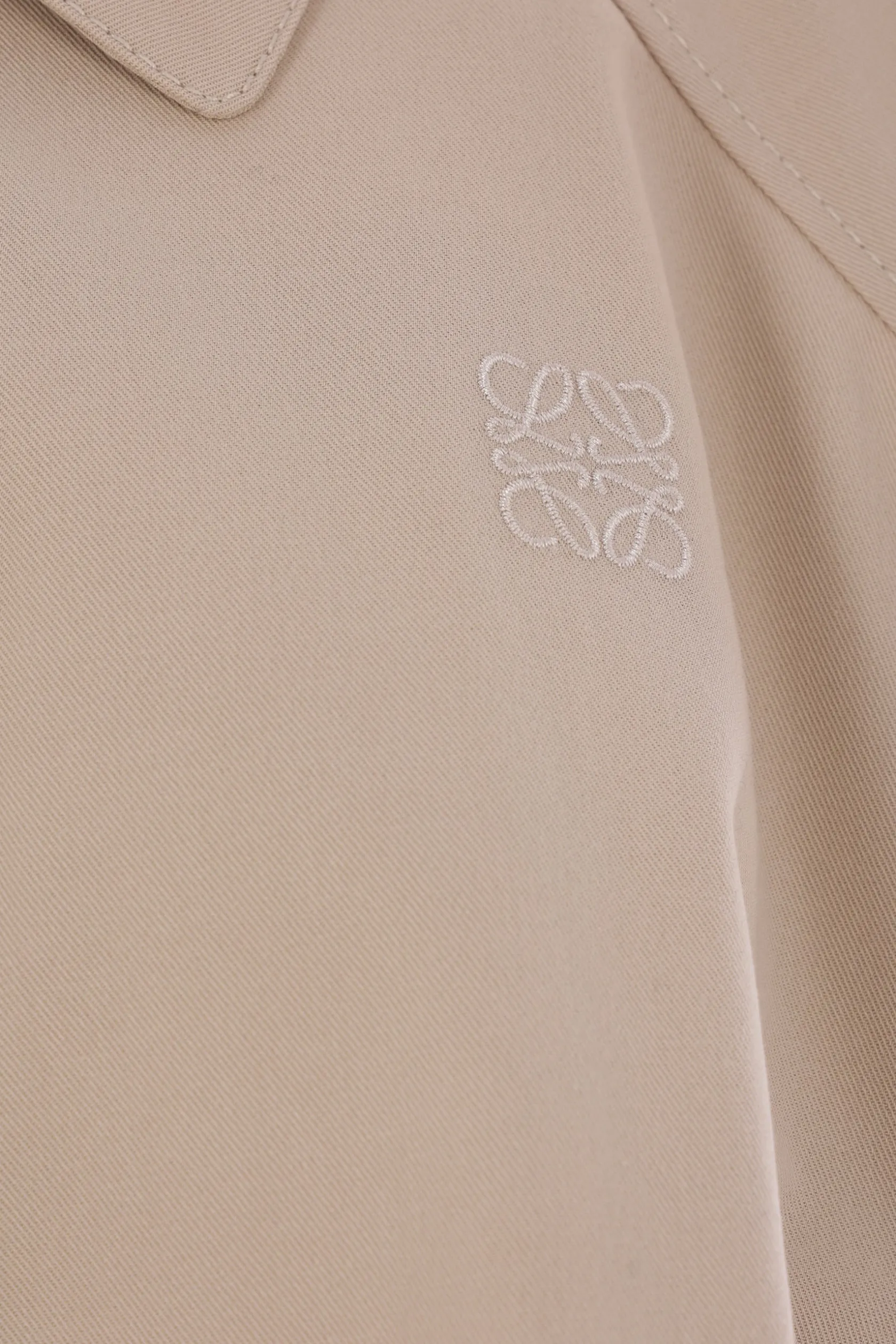 Capispalla>LOEWE bomber a palloncino in twill Neutro