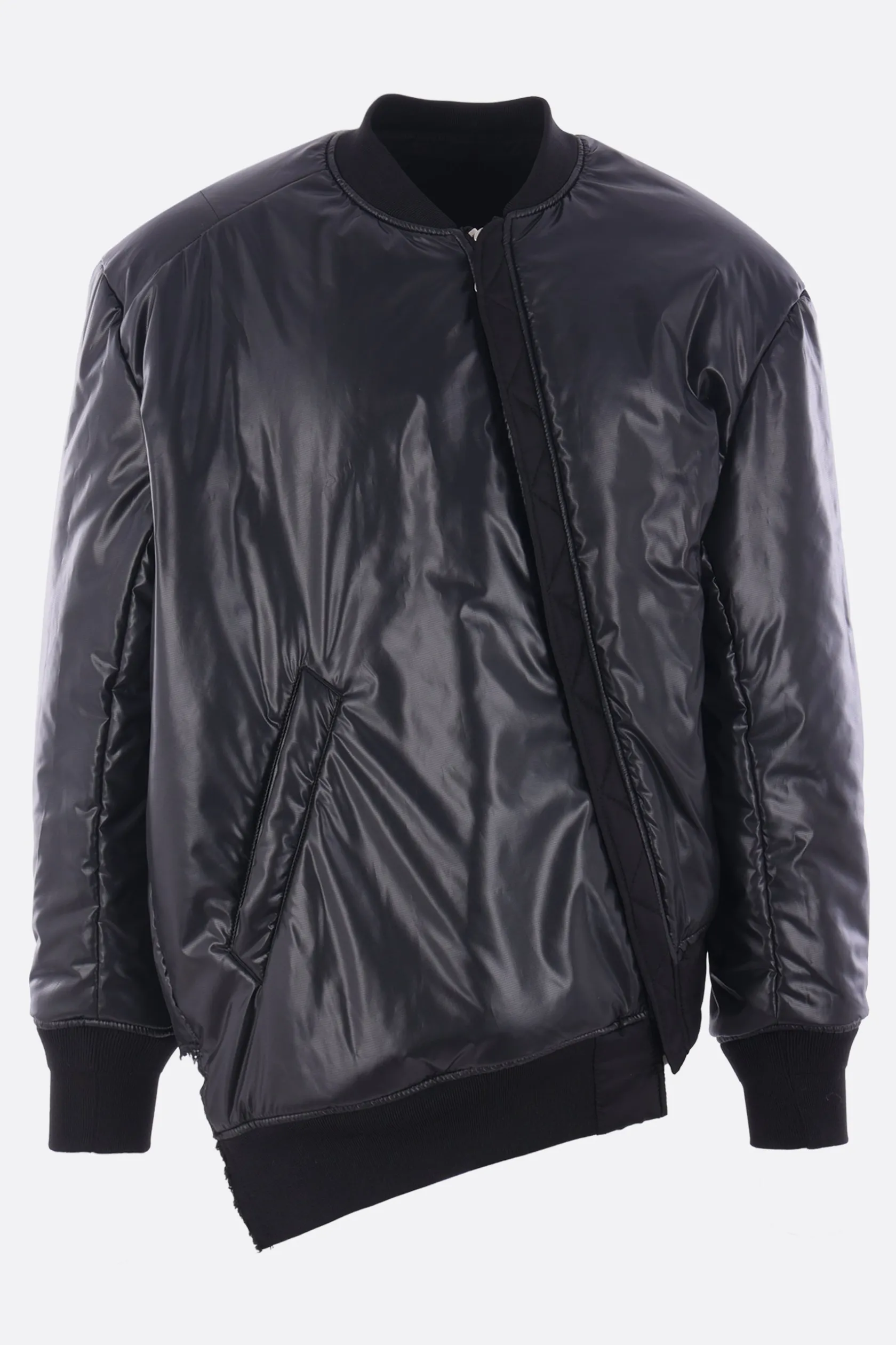 Capispalla>BLACK COMME des GARÇONS bomber asimmetrico reversibile Nero