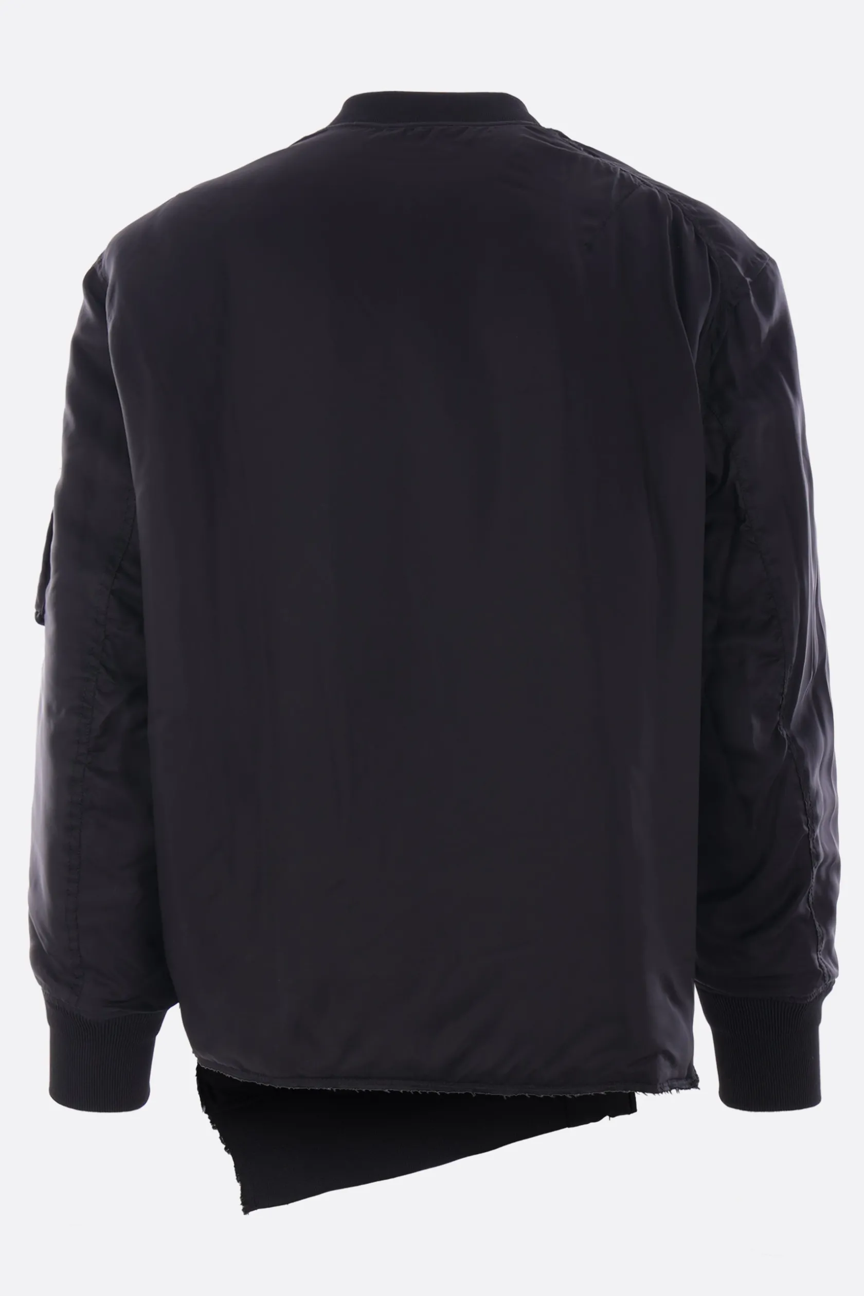Capispalla>BLACK COMME des GARÇONS bomber asimmetrico reversibile Nero