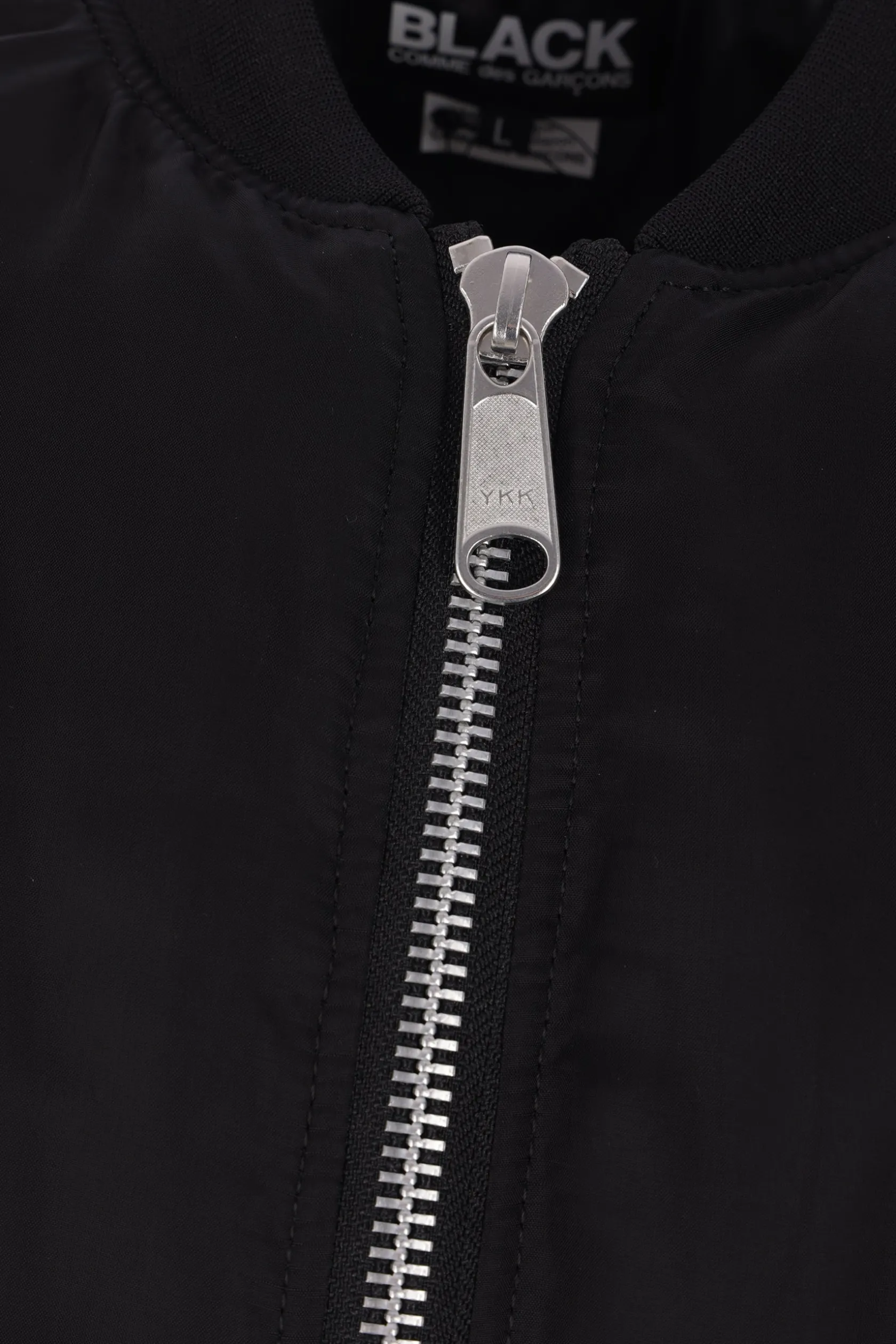 Capispalla>BLACK COMME des GARÇONS bomber asimmetrico reversibile Nero