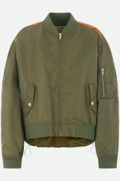 Capispalla>MM6 bomber destrutturato in nylon Marrone