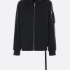 Capispalla>RICK OWENS DRKSHDW bomber Gimp Flight in tencel ripstop Nero