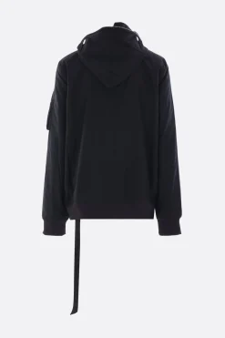 Capispalla>RICK OWENS DRKSHDW bomber Gimp Flight in tencel ripstop Nero