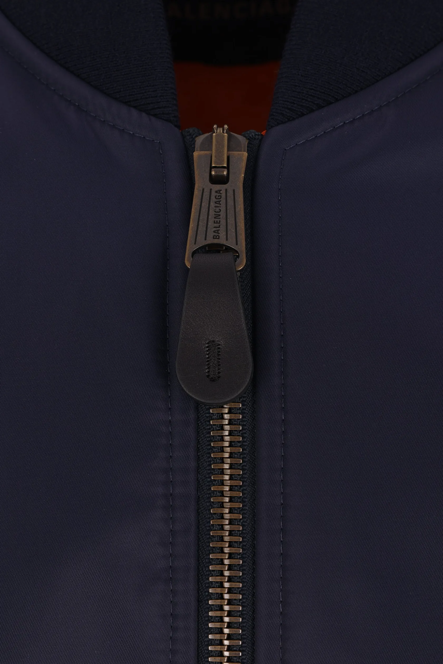 Capispalla>BALENCIAGA bomber imbottito Round in nylon Blu