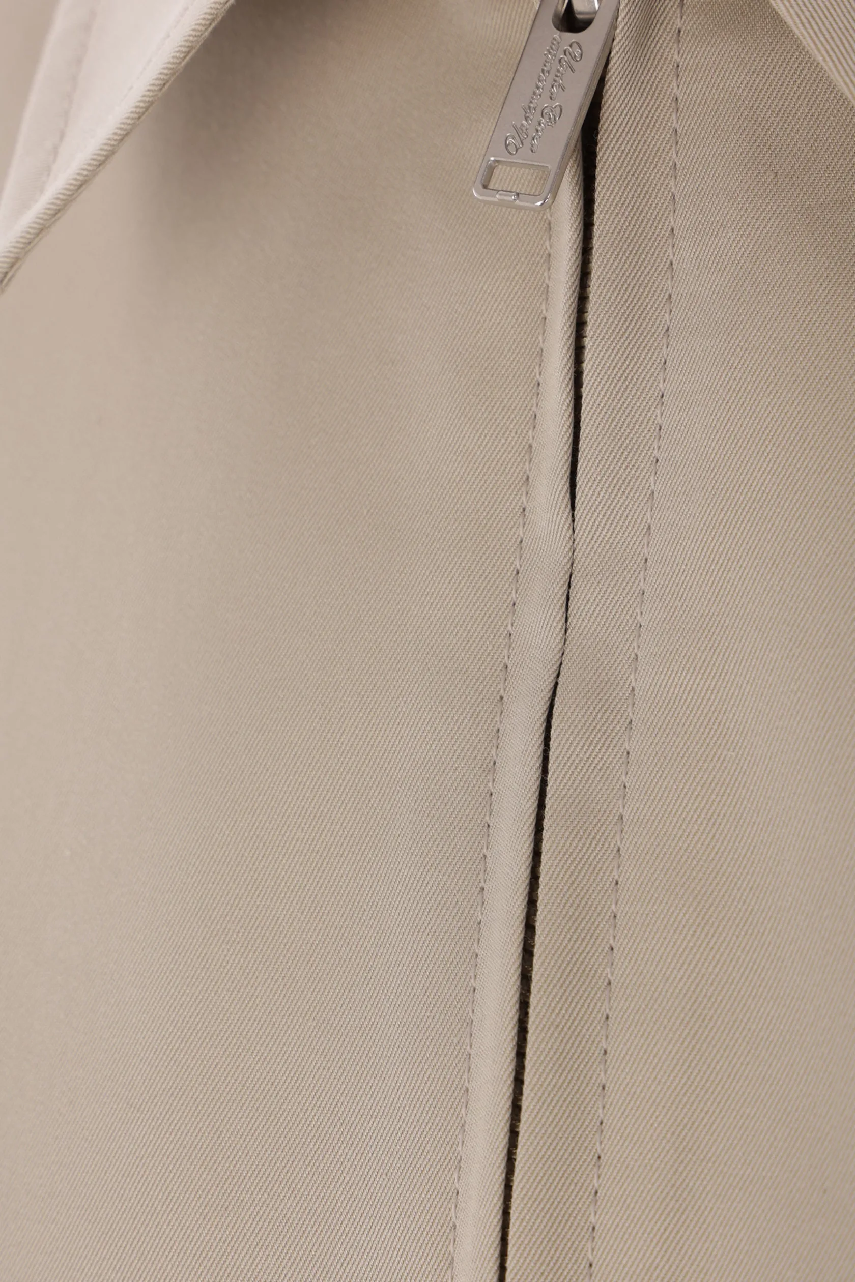 Capispalla>UNDERCOVER bomber in gabardine con fiocco Grigio