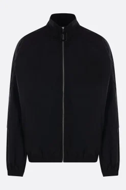 Capispalla>JW ANDERSON bomber in nylon ricamo logo ancora JWA Nero