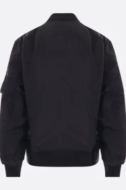 Capispalla>SACAI bomber in twill Nero