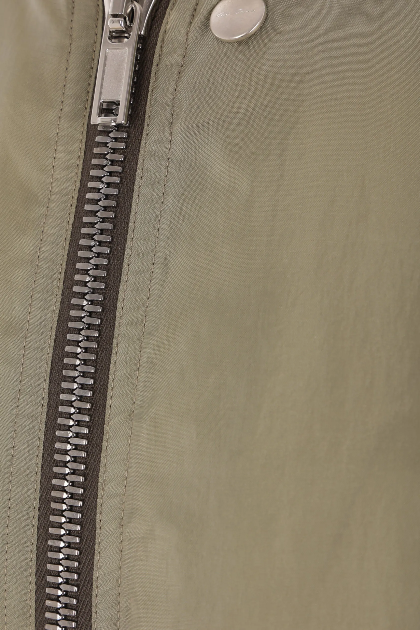 Capispalla>RICK OWENS bomber oversize Jumbo Flight in cupro Verde