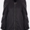 Capispalla>RICK OWENS bomber Tec Flight in nylon Nero