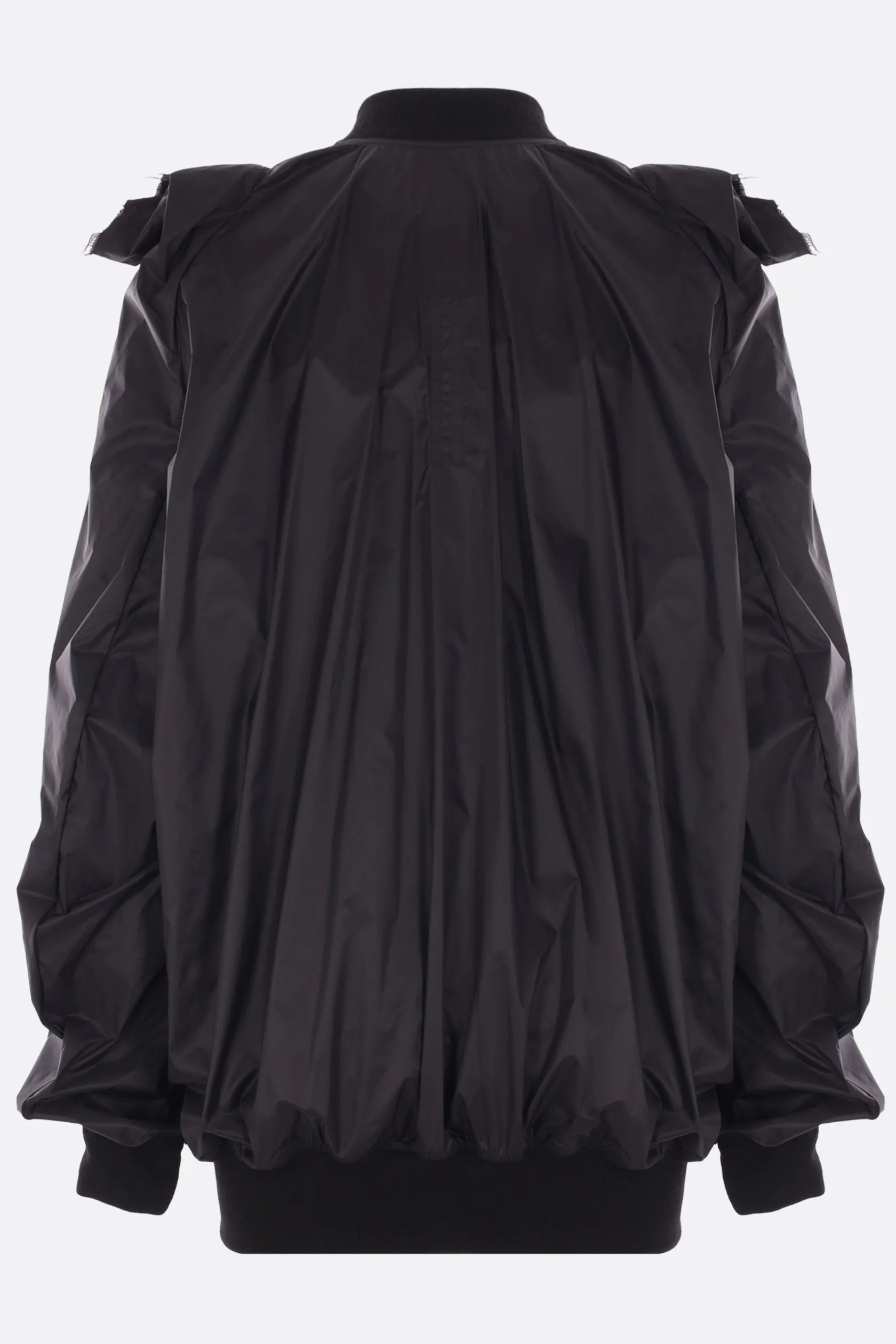 Capispalla>RICK OWENS bomber Tec Flight in nylon Nero