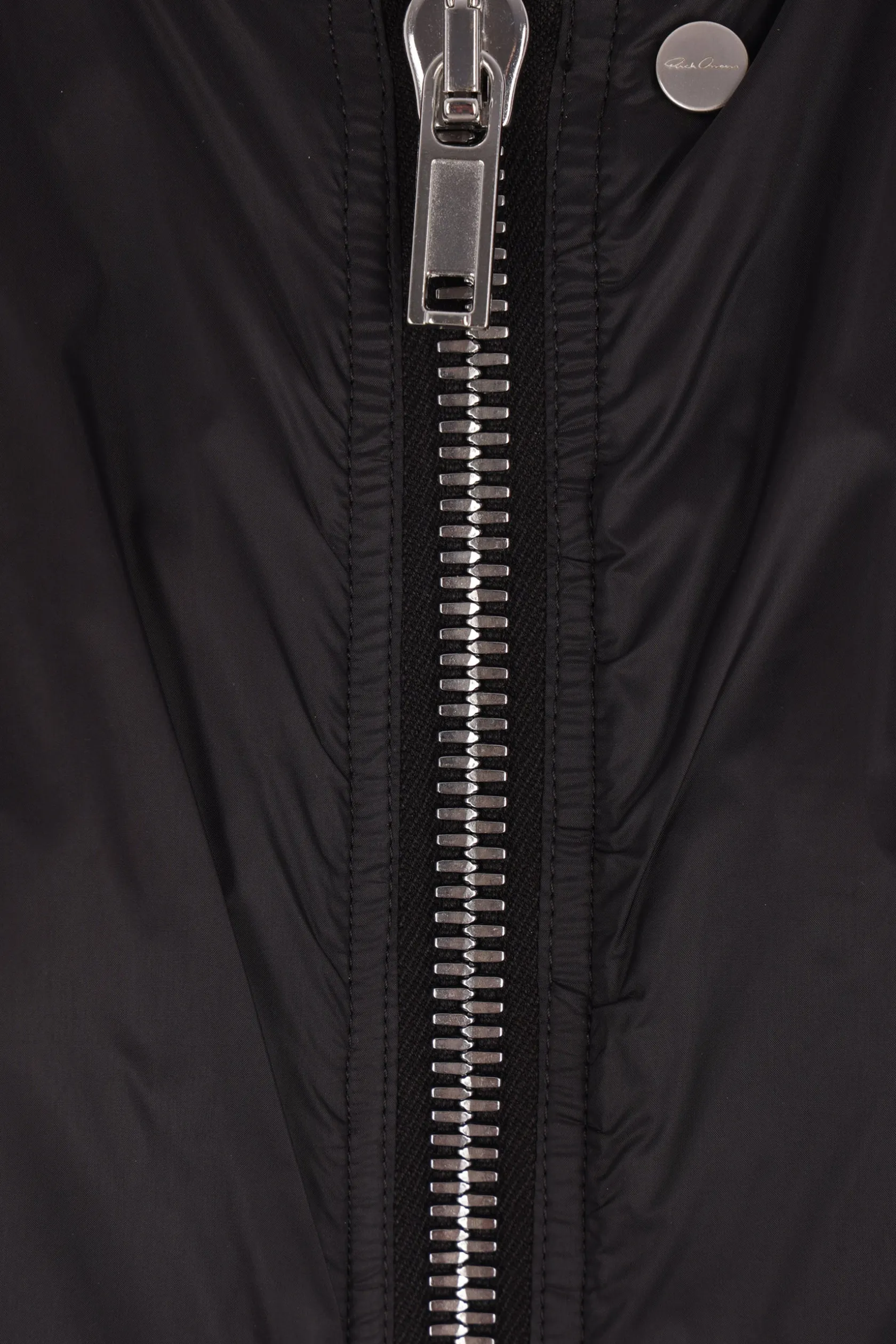Capispalla>RICK OWENS bomber Tec Flight in nylon Nero