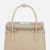 Borse A Mano>MAISON MARGIELA borsa a mano 5AC East West small in pelle martellata Multicolor