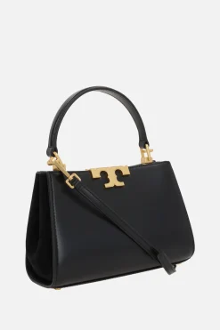 Borse A Mano>TORY BURCH borsa a mano Eleanor mini in pelle semi lucida Nero