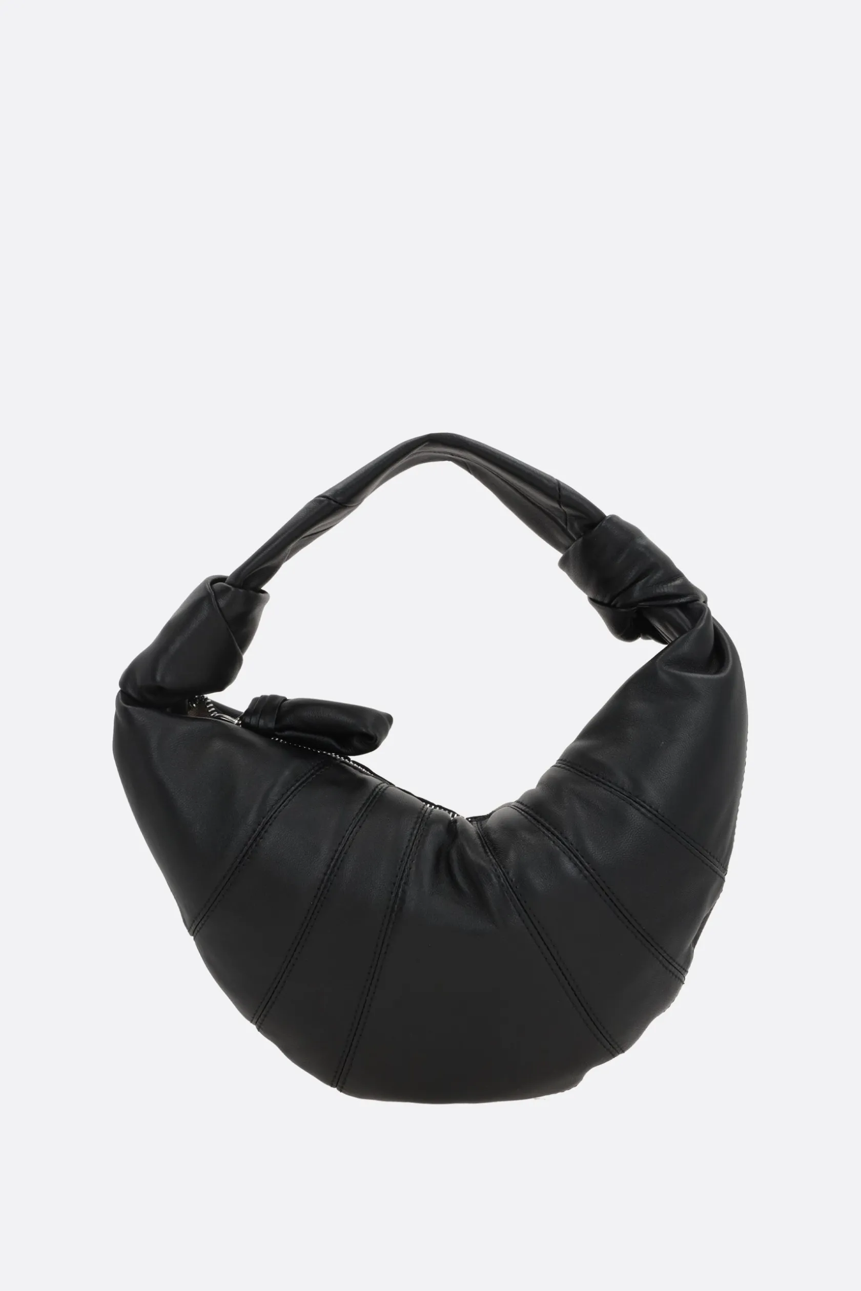 Borse A Mano>LEMAIRE borsa a mano Fortune Croissant mini in nappa Nero