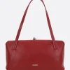 Borse A Mano>JIL SANDER borsa a mano Goji Pillow small in pelle Paper Rosso
