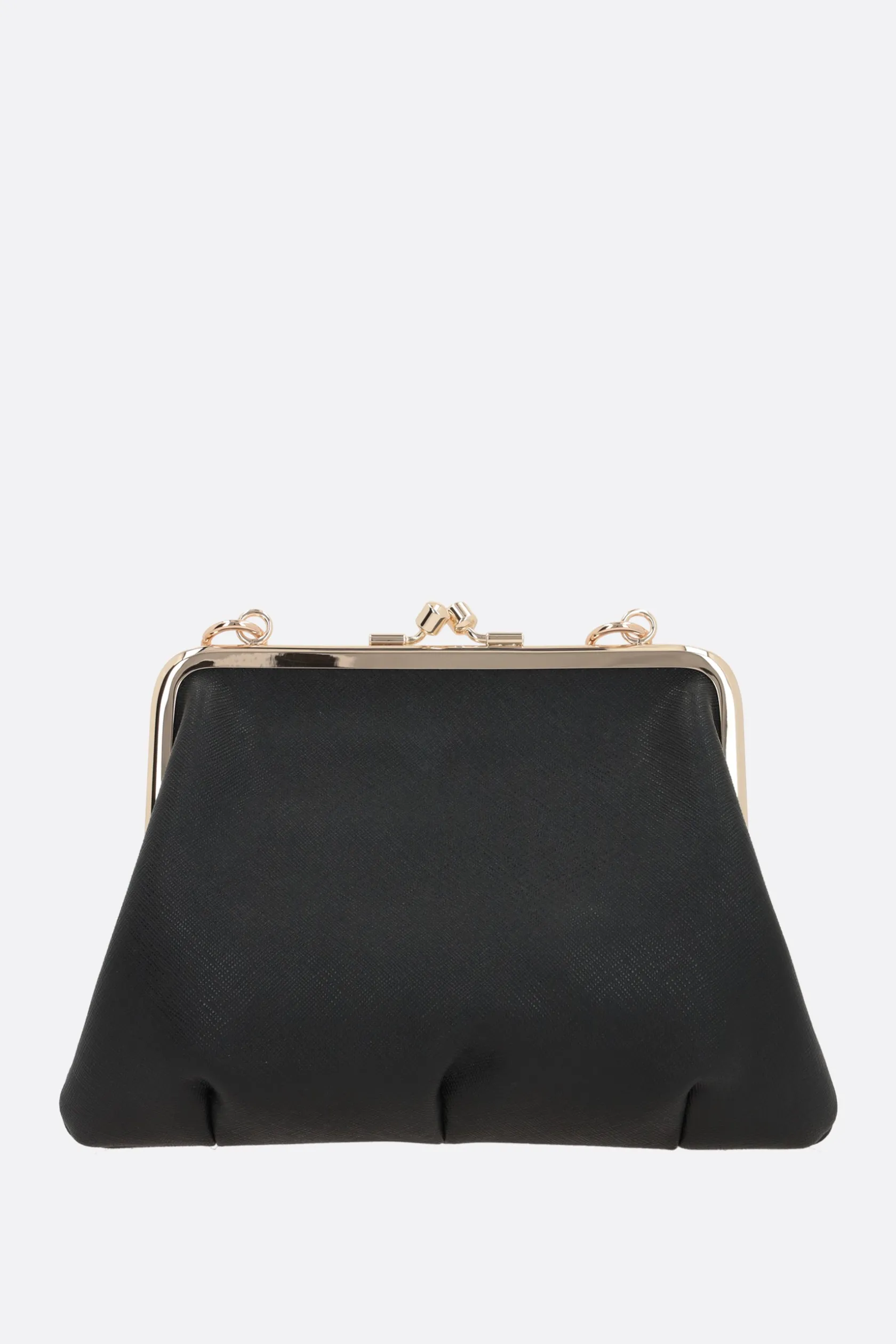 Borse A Mano>VIVIENNE WESTWOOD borsa a mano Granny in ecopelle saffiano Nero