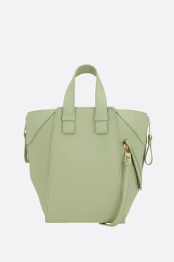 Borse A Mano>LOEWE borsa a mano Hammock in pelle Classic Verde