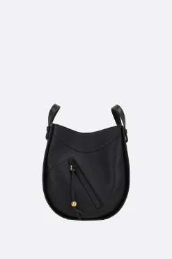 Borse A Mano>LOEWE borsa a mano Hammock Slice in pelle lucida Nero