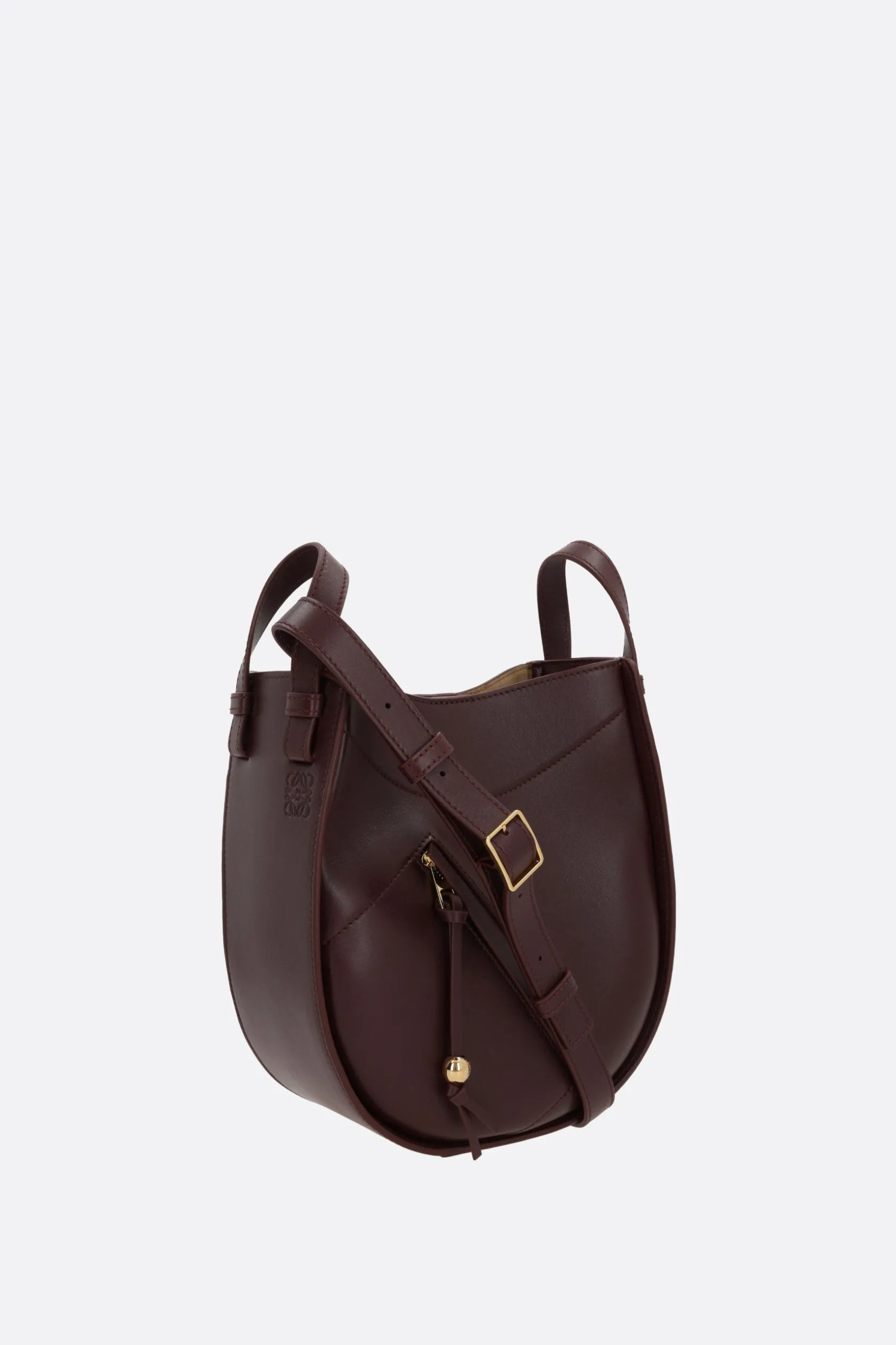 Borse A Mano>LOEWE borsa a mano Hammock Slice in pelle lucida Rosso