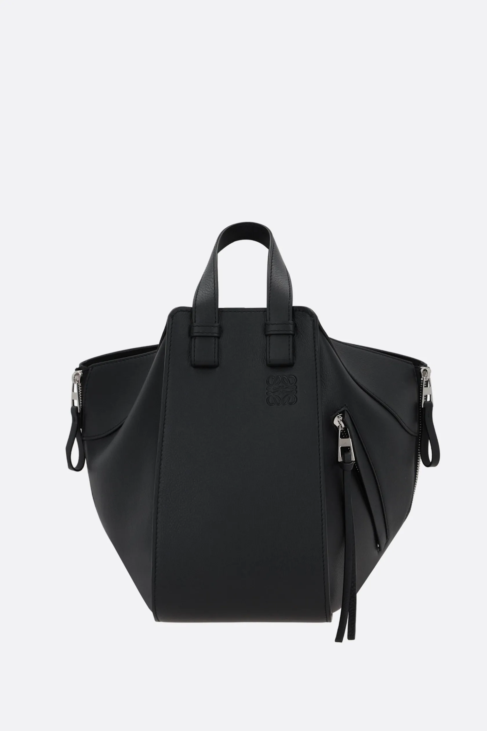 Borse A Mano>LOEWE borsa a mano Hammock small in pelle Classic Nero