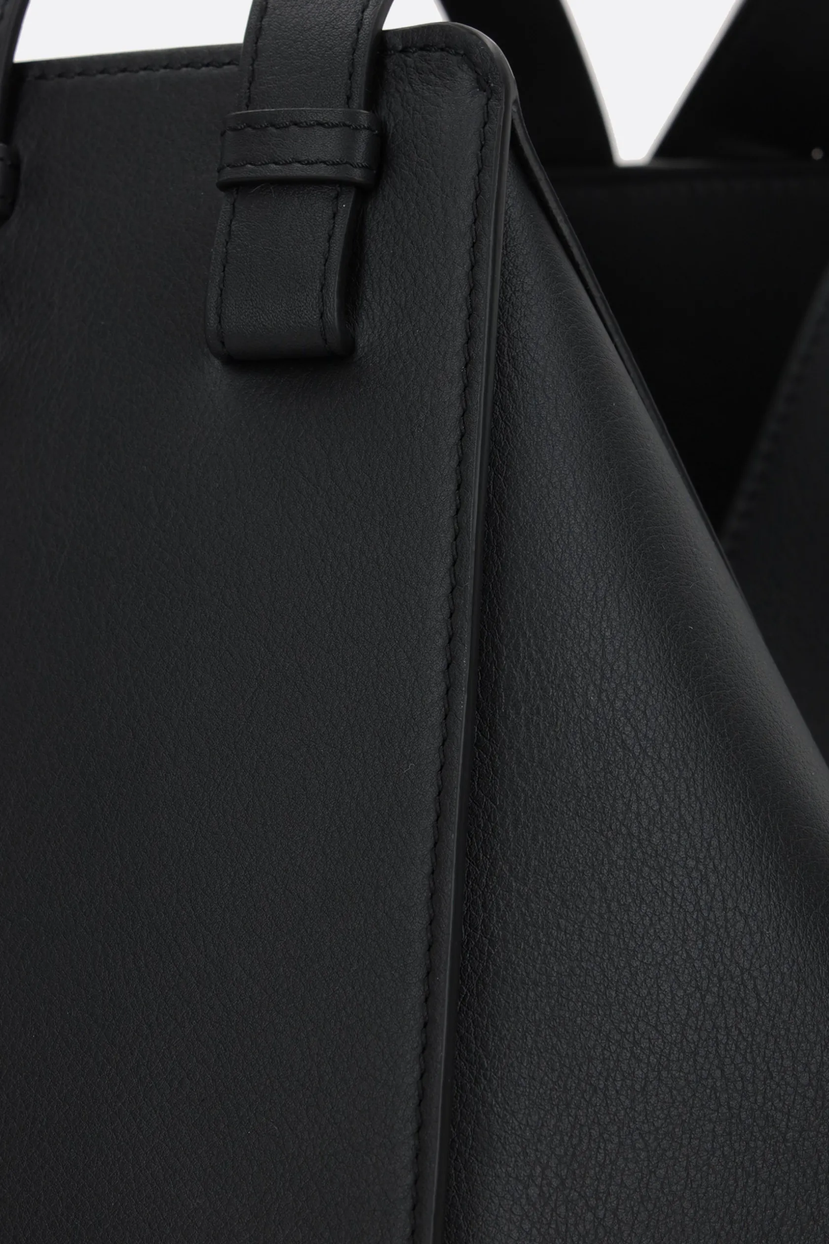 Borse A Mano>LOEWE borsa a mano Hammock small in pelle Classic Nero
