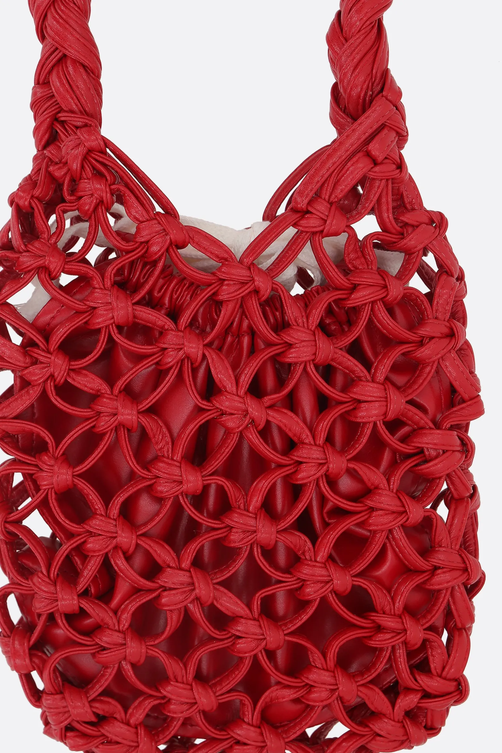 Borse A Mano>COMME DES GARÇONS COMME des GARÇONS borsa a mano in ecopelle intrecciata Rosso