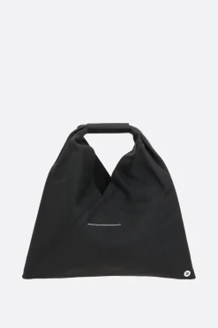 Borse A Mano>MM6 borsa a mano Japanese mini in pelle martellata Nero