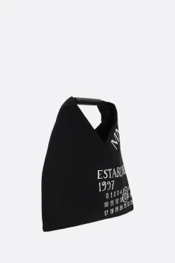 Borse A Mano>MM6 borsa a mano Japanese mini in jersey Nero
