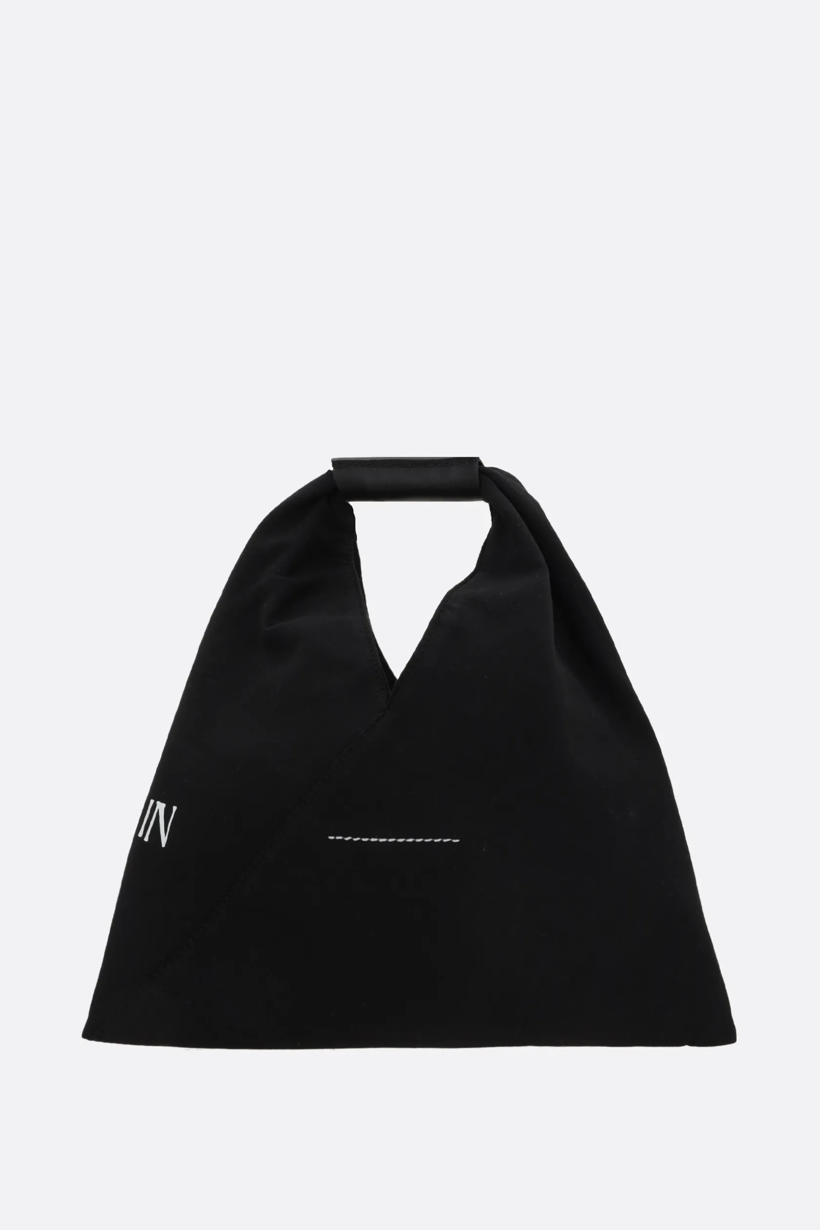 Borse A Mano>MM6 borsa a mano Japanese mini in jersey Nero