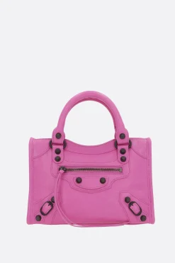 Borse A Mano>BALENCIAGA borsa a mano Le CIty mini in pelle Arena Storico Rosa