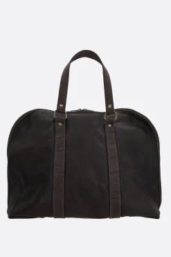 Borse A Mano>GUIDI borsa a mano media in pelle martellata Marrone