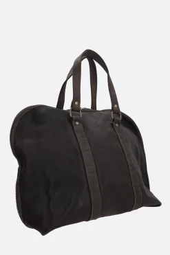 Borse A Mano>GUIDI borsa a mano media in pelle martellata Marrone